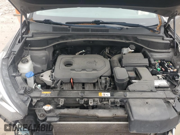 2017 Hyundai Santa Fe 2.4L z VIN 5NMZT3LBXHH038022, wystawiony jako Copart lot #51060545 z przebiegiem 63 790 mil mil oraz Szkoda całkowita • Salvage title. Historia ofert i sprzedaży dostępna na DreamBid. Obrazek 13.