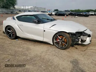 2020 Toyota Supra 3.0 with VIN WZ1DB4C04LW032225, listed as a Copart auction lot 57639875 with Not provided miles and Salvage title. Bid and sale history available at DreamBid. Image 4.