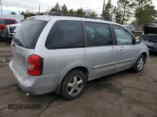 2003 Mazda MPV LX with VIN JM3LW28J930347908, listed as a Copart auction lot 86700124 with 231,753 mi miles and Salvage Title. Bid and sale history available at carsss.com. Image 3.