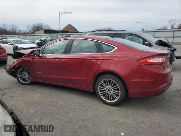 2014 Ford Fusion SE Hybrid with VIN 3FA6P0LU5ER145861, listed as a Copart auction lot 46582675 with Not Provided miles and Salvage Title. Bid and sale history available at DreamBid. Image 2.
