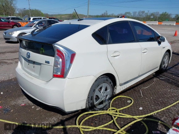 2012 Toyota Prius One with VIN JTDKN3DUXC1568215, listed as a IAAI auction lot 42058528 with 121,488 mi miles and . Bid and sale history available at DreamBid. Image 4.