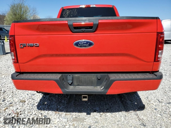 2017 Ford F-150 XL with VIN 1FTEX1EP0HKC31624, listed as a Copart auction lot 49721285 with 118,343 mi miles and Salvage Title. Bid and sale history available at carsss.com. Image 6.