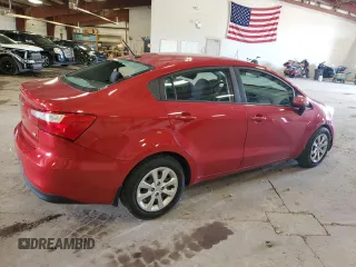 2017 Kia Rio LX with VIN KNADM4A34H6035510, listed as a Copart auction lot 63038054 with 52,837 mi miles and Salvage Title. Bid and sale history available at carsss.com. Image 3.