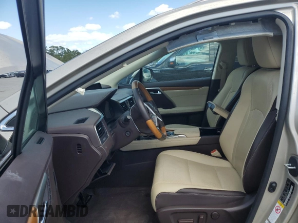 2017 Lexus RX 350 with VIN 2T2ZZMCA6HC037091, listed as a Copart auction lot 54791515 with 49,430 mi miles and Non Repairable. Bid and sale history available at DreamBid. Image 7.