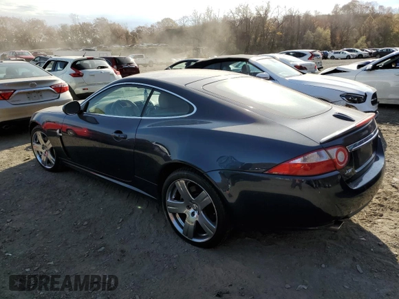 2009 Jaguar XK with VIN SAJWA43B995B30780, listed as a Copart auction lot 79119264 with 0 mi miles and Salvage Title. Bid and sale history available at carsss.com. Image 2.