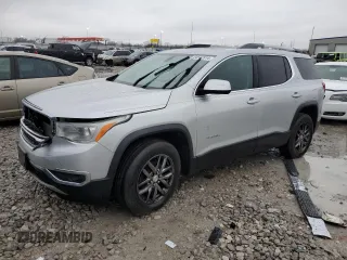 2017 GMC Acadia SLT with VIN 1GKKNMLS1HZ140195, listed as a Copart auction lot 84537814 with 266,443 mi miles and Salvage Title. Bid and sale history available at carsss.com. Image 1.