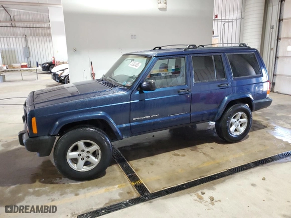 2000 Jeep Cherokee Police with VIN 1J4FF48S4YL121981, listed as a Copart auction lot 49983465 with NaN miles and Salvage Title. Bid and sale history available at carsss.com. Image 1.