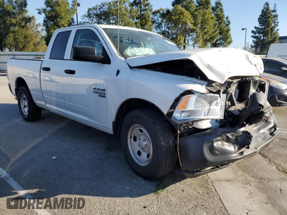 2023 Ram 1500 Tradesman z VIN 1C6RR6FG2PS534854, wystawiony jako Copart lot #41569875 z przebiegiem 6 049 mil mil oraz Szkoda całkowita • Salvage title. Historia ofert i sprzedaży dostępna na DreamBid. Obrazek 4.