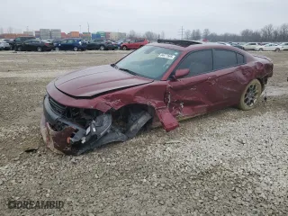 2017 Dodge Charger SXT with VIN 2C3CDXJG1HH593529, listed as a Copart auction lot 44471565 with 84,844 mi miles and Salvage Title. Bid and sale history available at carsss.com. Image 1.