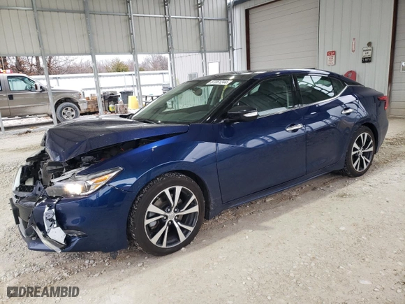 2017 Nissan Maxima SL with VIN 1N4AA6AP7HC411086, listed as a Copart auction lot 87061244 with NaN miles and Salvage Title. Bid and sale history available at carsss.com. Image 1.