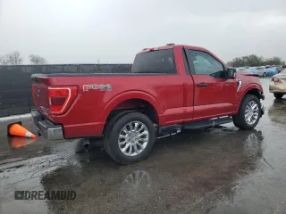2021 Ford F-150 XL with VIN 1FTMF1E56MKE11052, listed as a Copart auction lot 46273985 with 31,100 mi miles and Salvage title. Bid and sale history available at DreamBid. Image 3.