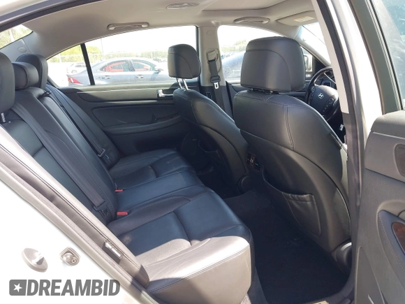 2011 Hyundai Genesis with VIN KMHGC4DF4BU130348, listed as a IAAI auction lot 41816459 with 151,650 mi miles and . Bid and sale history available at DreamBid. Image 8.