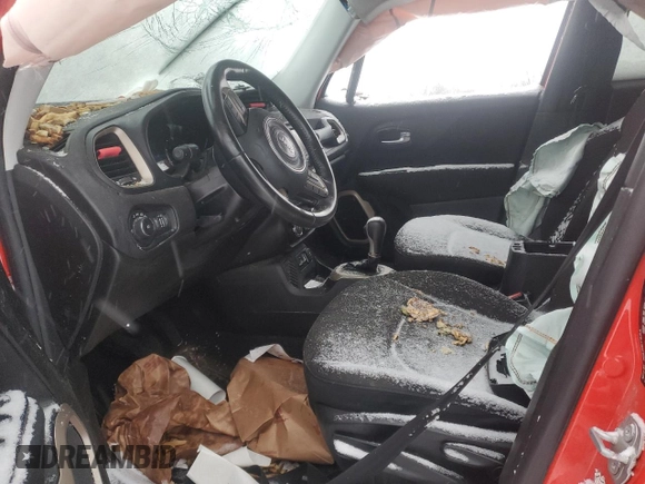 2017 Jeep Renegade Latitude with VIN ZACCJABB8HPE96427, listed as a Copart auction lot 45011935 with 131,204 mi miles and Salvage Title. Bid and sale history available at carsss.com. Image 7.