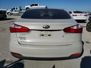2014 Kia Forte LX with VIN KNAFK4A64E5187863, listed as a Copart auction lot 86039744 with 136,265 mi miles and Salvage Title. Bid and sale history available at carsss.com. Image 6.