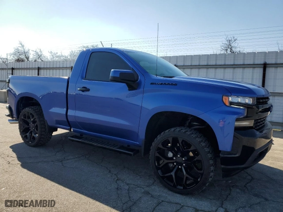 2022 Chevrolet Silverado 1500 LTD Work Truck with VIN 3GCNWAED5NG205130, listed as a Copart auction lot 43406085 with 23,529 mi miles and Clean Title. Bid and sale history available at carsss.com. Image 4.
