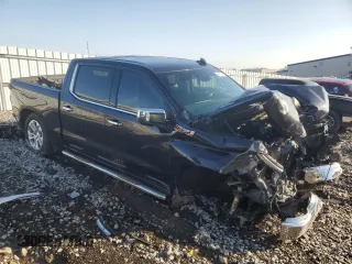 2023 Chevrolet Silverado 1500 LTZ with VIN 3GCUDGE88PG169248, listed as a Copart auction lot 44222615 with 0 mi miles and Salvage Title. Bid and sale history available at carsss.com. Image 4.