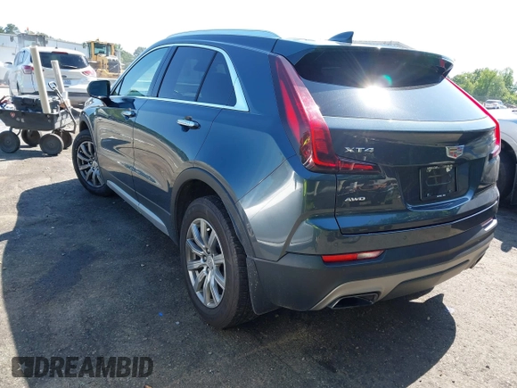 2019 Cadillac XT4 AWD Premium Luxury with VIN 1GYFZDR40KF129461, listed as a IAAI auction lot 42531671 with 60,731 mi miles and . Bid and sale history available at DreamBid. Image 3.