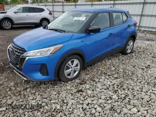 2022 Nissan Kicks S with VIN 3N1CP5BV3NL522858, listed as a Copart auction lot 57561125 with 59,184 mi miles and Salvage title. Bid and sale history available at DreamBid. Image 1.