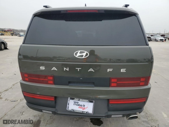 2024 Hyundai Santa Fe SEL with VIN 5NMP24GL0RH014199, listed as a Copart auction lot 44029185 with 42,812 mi miles and Clean Title. Bid and sale history available at carsss.com. Image 6.