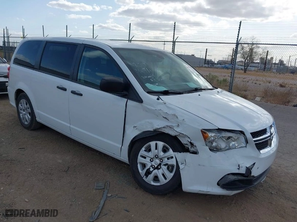 2020 Dodge Grand Caravan SE Plus with VIN 2C4RDGBG7LR230725, listed as a IAAI auction lot 41947348 with 63,380 mi miles. Bid and sale history available at carsss.com. Image 1.