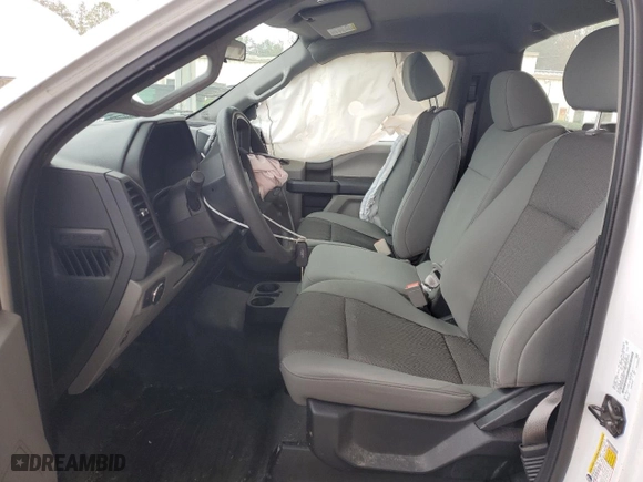 2019 Ford F-150 XL with VIN 1FTMF1C5XKKD50398, listed as a Copart auction lot 43720955 with 0 mi miles and Salvage Title. Bid and sale history available at carsss.com. Image 7.
