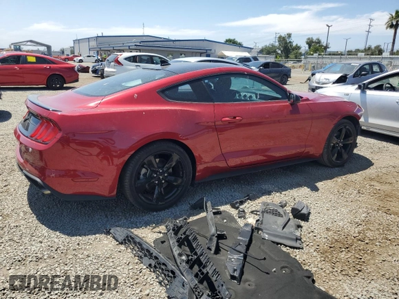 2022 Ford Mustang EcoBoost with VIN 1FA6P8TH6N5111822, listed as a Copart auction lot 59778145 with 50,875 mi miles and Salvage title. Bid and sale history available at DreamBid. Image 3.