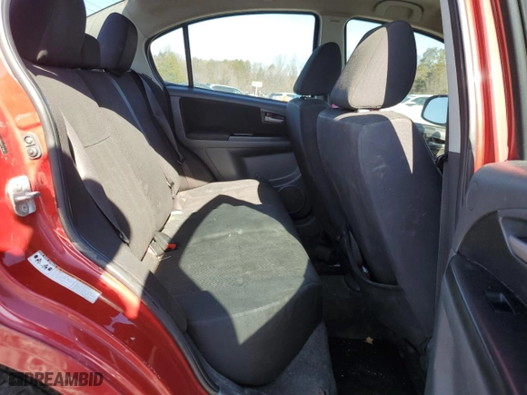 2012 Suzuki SX4 LE with VIN JS2YC5A3XC6301561, listed as a Copart auction lot 44514305 with 247,718 mi miles and Salvage Title. Bid and sale history available at carsss.com. Image 10.