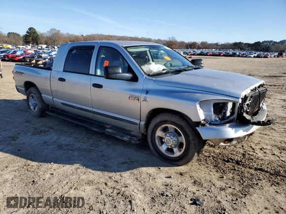 2008 Dodge Ram 2500 SLT with VIN 3D7KR29A08G132274, listed as a Copart auction lot 85594564 with 0 mi miles and Salvage Title. Bid and sale history available at carsss.com. Image 4.