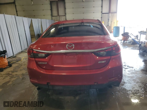 2016 Mazda 6 i Sport with VIN JM1GJ1U57G1413027, listed as a Copart auction lot 42927125 with 123,962 mi miles and Salvage Title. Bid and sale history available at DreamBid. Image 6.