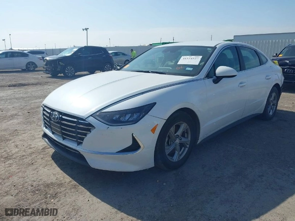 2021 Hyundai Sonata SE with VIN 5NPEG4JA4MH077141, listed as a IAAI auction lot 41534527 with 103,531 mi miles. Bid and sale history available at carsss.com. Image 2.