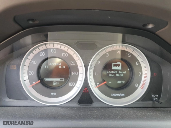 2012 Volvo XC60 3.0L with VIN YV4902DZXC2242814, listed as a Copart auction lot 52303505 with 45,984 mi miles and Salvage Title. Bid and sale history available at carsss.com. Image 9.