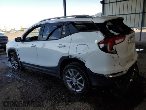 2022 GMC Terrain SLT with VIN 3GKALVEV8NL201026, listed as a Copart auction lot 51654795 with Not Provided miles and Salvage Title. Bid and sale history available at DreamBid. Image 2.