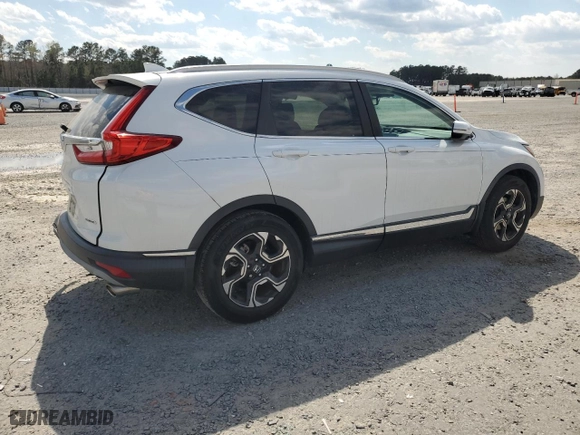 2019 Honda CR-V Touring with VIN 2HKRW1H90KH505007, listed as a Copart auction lot 50514255 with 15,268 mi miles and Salvage Title. Bid and sale history available at carsss.com. Image 3.