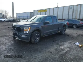 2021 Ford F-150 XL with VIN 1FTEX1EP7MKE31474, listed as a IAAI auction lot 41487560 with 38,030 mi miles and . Bid and sale history available at DreamBid. Image 17.