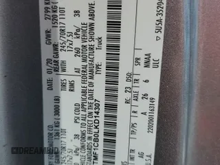 2020 Ford F-150 XL с VIN 1FTMF1CB0LKD14307, выставлен на аукционе Copart как лот 64641745 с пробегом 49 015 миль миль и Списание • Salvage title. История ставок и продаж доступна на DreamBid. Изображение 12.
