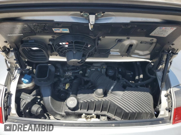 2003 Porsche 911 with VIN WP0BA29923S635457, listed as a Copart auction lot 61446545 with 85,602 mi miles and Salvage title. Bid and sale history available at DreamBid. Image 11.