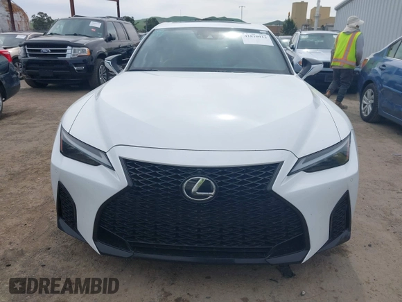 2023 Lexus IS with VIN JTHGZ1B23P5069379, listed as a IAAI auction lot 41810913 with 24,529 mi miles. Bid and sale history available at carsss.com. Image 13.