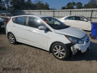 2013 Hyundai Accent SE with VIN KMHCU5AE7DU086202, listed as a Copart auction lot 45712245 with NaN miles and Salvage Title. Bid and sale history available at carsss.com. Image 4.