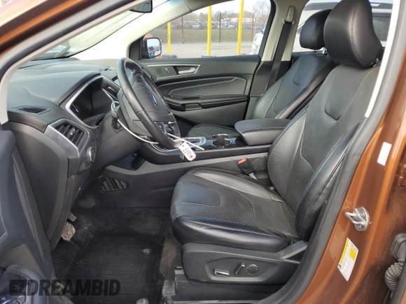 2017 Ford Edge Titanium with VIN 2FMPK4K97HBC12279, listed as a Copart auction lot 49609275 with 87,333 mi miles and Salvage Title. Bid and sale history available at carsss.com. Image 7.