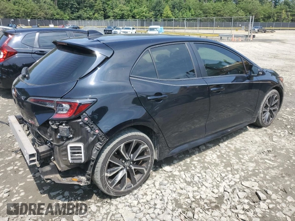2019 Toyota Corolla Hatchback SE with VIN JTNK4RBE3K3047305, listed as a Copart auction lot 63961044 with 49,794 mi miles and Salvage Title. Bid and sale history available at carsss.com. Image 3.
