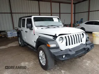 2023 Jeep Wrangler Sport S with VIN 1C4HJXDG8PW620005, listed as a IAAI auction lot 42117455 with 25,725 mi miles and . Bid and sale history available at DreamBid. Image 1.