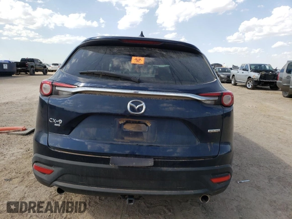 2021 Mazda CX-9 Sport with VIN JM3TCBBY5M0506083, listed as a Copart auction lot 64380963 with 36,397 mi miles and . Bid and sale history available at DreamBid. Image 6.