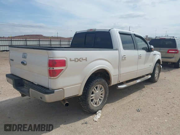 2011 Ford F-150 XLT with VIN 1FTFW1ET0BFC13189, listed as a IAAI auction lot 41687097 with 202,262 mi miles. Bid and sale history available at carsss.com. Image 4.