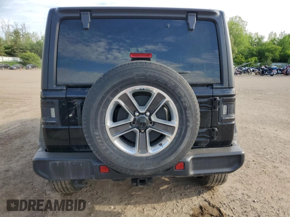 2023 Jeep Wrangler Sahara z VIN 1C4HJXEG7PW520699, wystawiony jako Copart lot #58273215 z przebiegiem 37 343 mil mil oraz Czysty tytuł • Clean title. Historia ofert i sprzedaży dostępna na DreamBid. Obrazek 6.