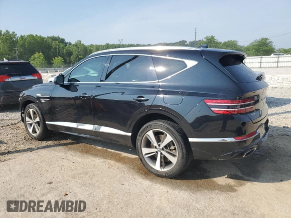 2021 Genesis GV80 with VIN KMUHBDSB5MU040461, listed as a Copart auction lot 59160715 with 62,296 mi miles and Salvage title. Bid and sale history available at DreamBid. Image 2.