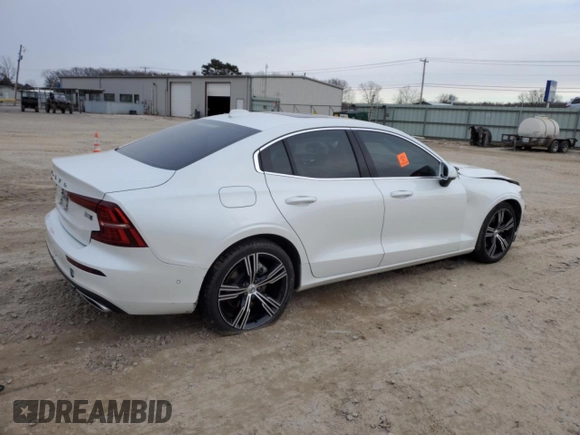 2022 Volvo S60 Plus Dark Theme with VIN 7JRL12TL8NG172207, listed as a Copart auction lot 89245285 with 59,228 mi miles and Salvage Title. Bid and sale history available at carsss.com. Image 3.