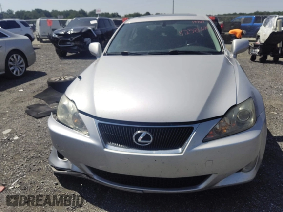 2006 Lexus IS 250 with VIN JTHCK262865003783, listed as a IAAI auction lot 42586680 with 135,135 mi miles and . Bid and sale history available at DreamBid. Image 6.