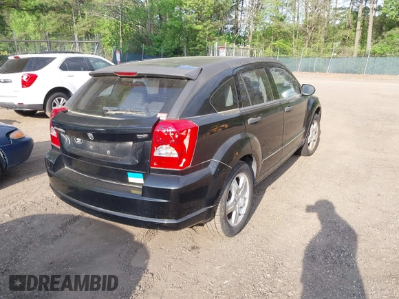 2007 Dodge Caliber SXT with VIN 1B3HB48B57D159305, listed as a IAAI auction lot 42095938 with 120,684 mi miles and . Bid and sale history available at DreamBid. Image 4.