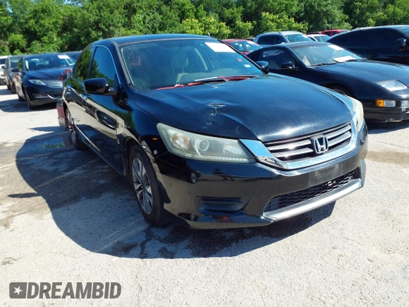 2015 Honda Accord LX with VIN 1HGCR2F35FA259412, listed as a IAAI auction lot 42232186 with 128,670 mi miles and . Bid and sale history available at DreamBid. Image 1.