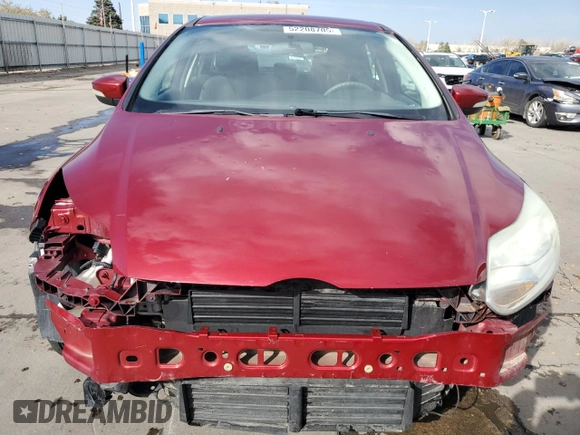 2013 Ford Focus SE with VIN 1FADP3K29DL107412, listed as a Copart auction lot 52208705 with 111,693 mi miles and Salvage Title. Bid and sale history available at carsss.com. Image 5.